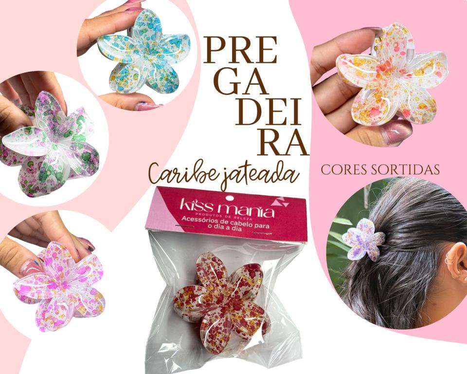 PREGADEIRA CARIBE JATEADA 6cm