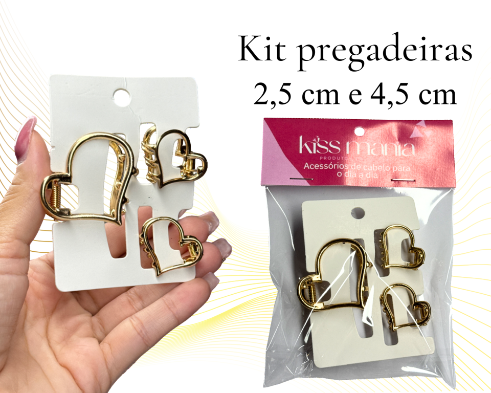 KIT PREGADEIRA CORAÇÃO 4/2cm c/3