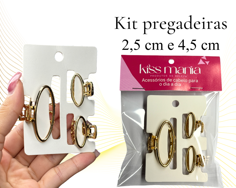 KIT PREGADEIRA OVAL 4.5/2.5cm