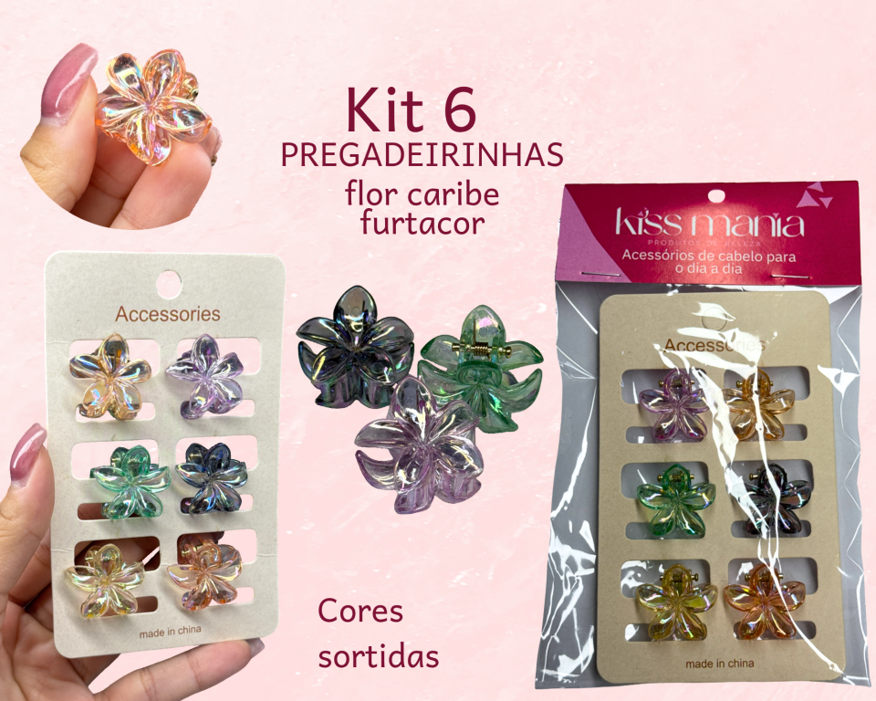 KIT PREGADEIRA CARIBE 2cm C/6