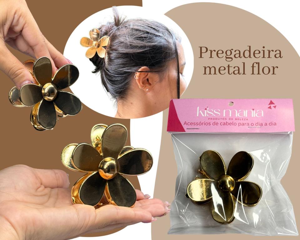 PREGADEIRA METAL FLOR 7cm