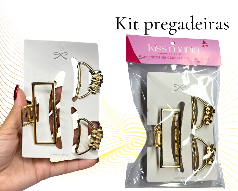 KIT PREGADEIRA QUADRADA 7cm/4cm C/3