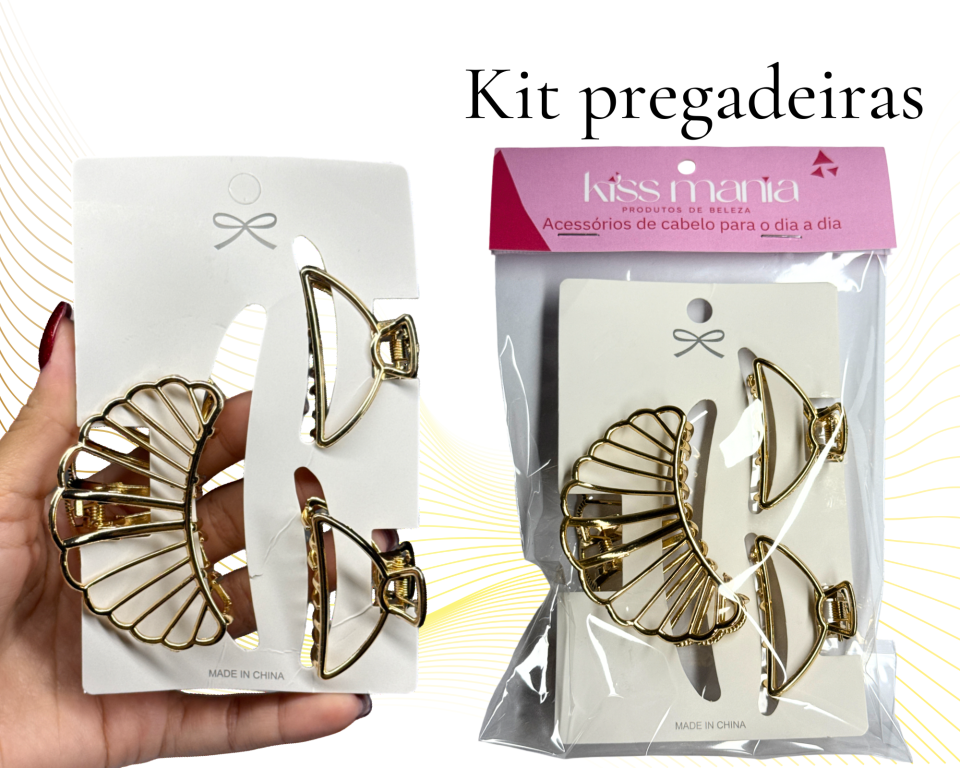 KIT PREGADEIRA CONCHA 6.5cm/4.5cm C/3