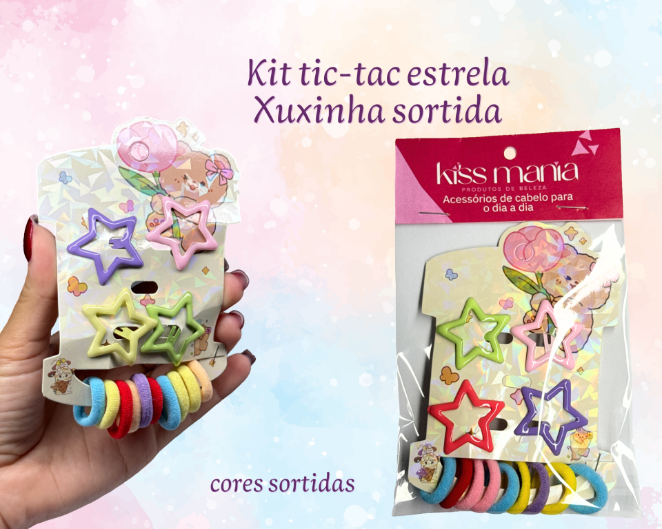 KIT TIC TAC ESTRELA E XUXINHAS DIVERSAS