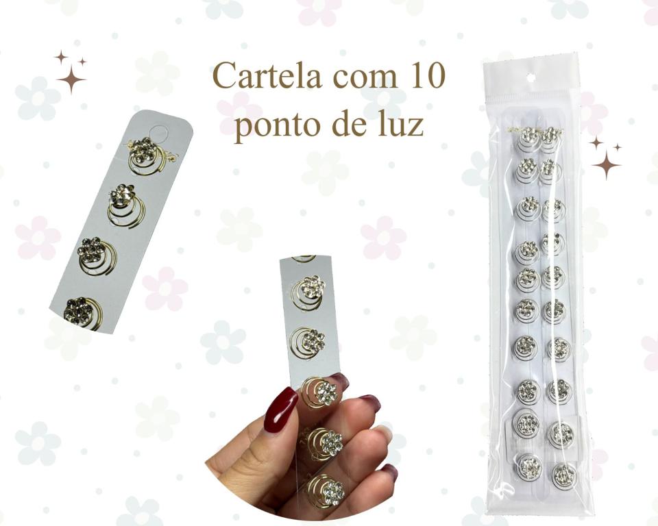PONTO DE LUZ FLOR C/20