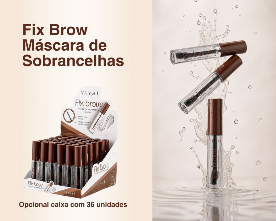 MASCARA SOBRANCELHA FIX BROW (MINIMO 6)