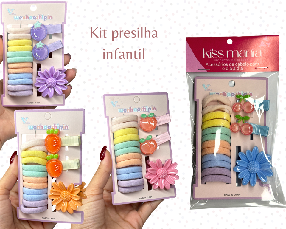 KIT PRESILHA ,PREGADEIRA E XUXINHA