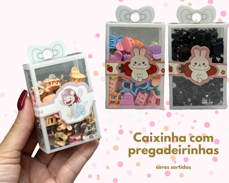 CAIXINHA C/ 32 MINI PREGADEIRA