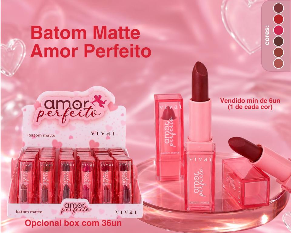 BATOM AMOR PERFEITO MATTE MINIMO 6
