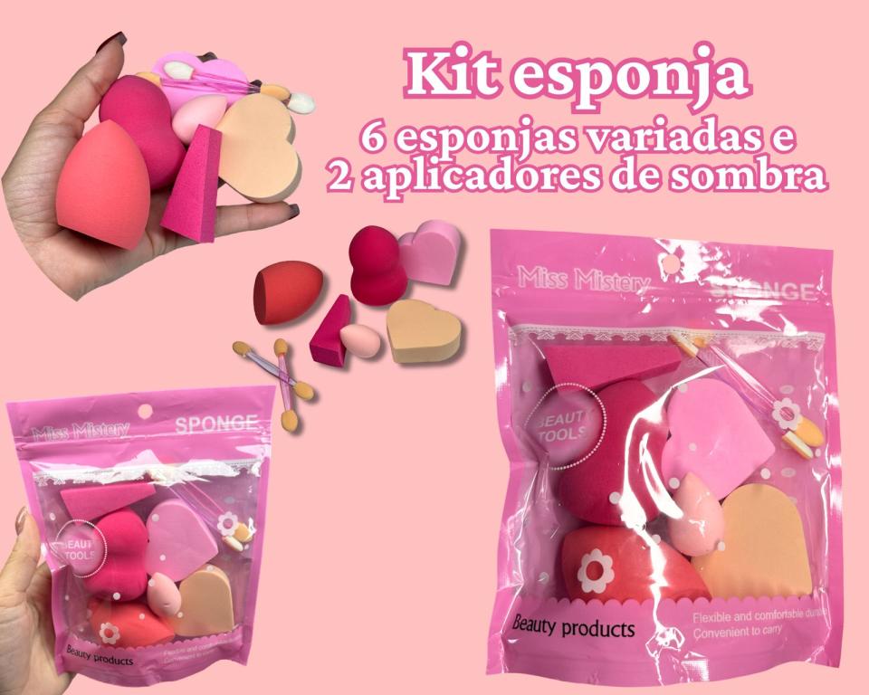 KIT ESPONJA C/6 +PINCEL