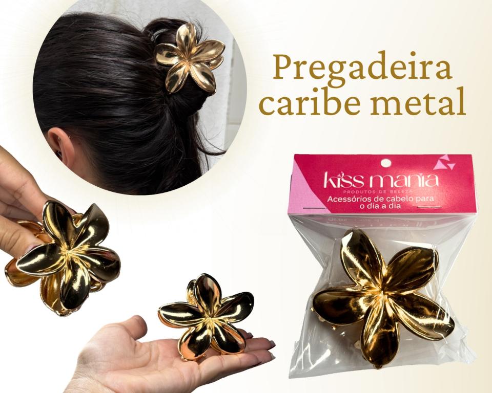 PREGADEIRA METAL CARIBE 8cm