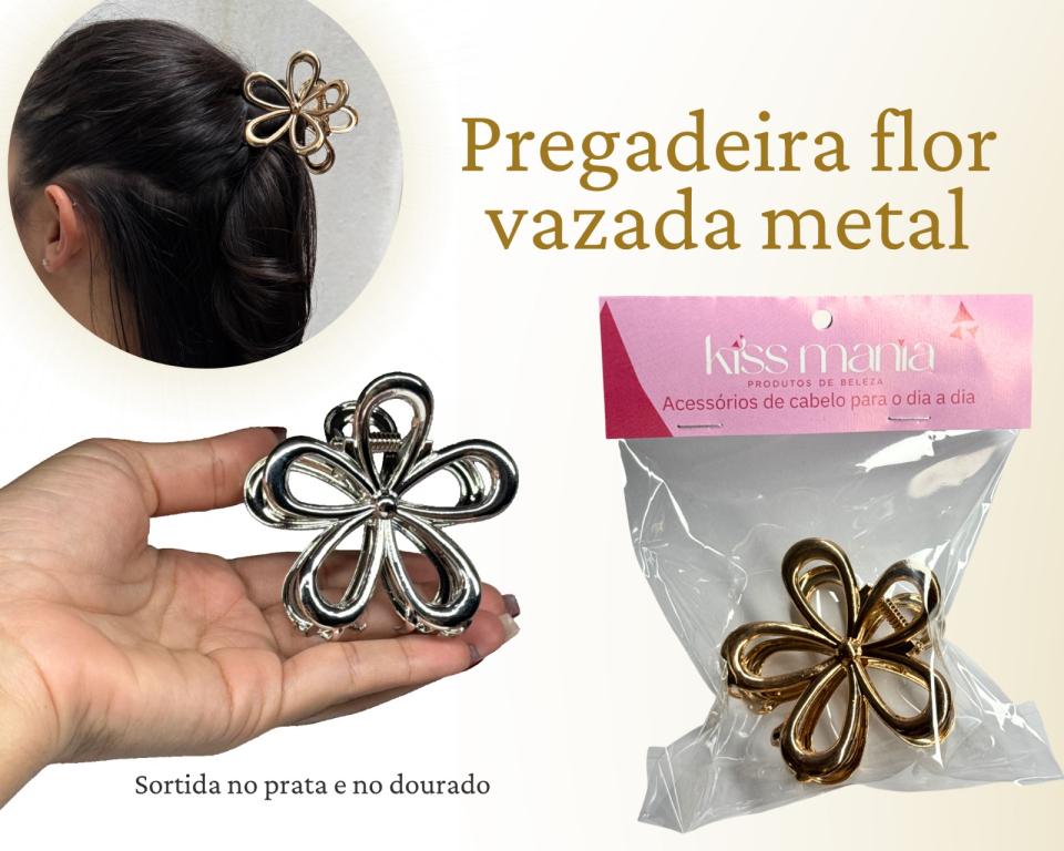 PREGADEIRA METAL FLOR 6cm