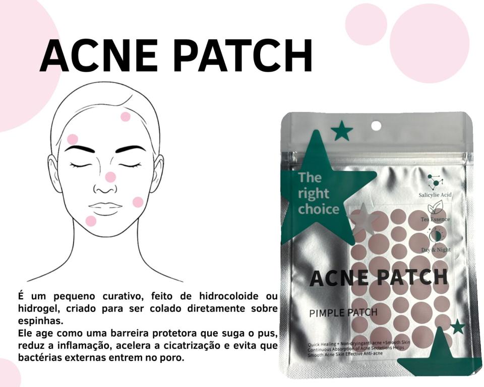 ADESIVO P/ ESPINHA ACNE PATCH CIRCULO