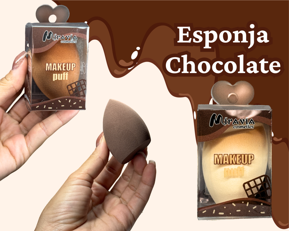 ESPONJA CHANFRADA CHOCOLATE