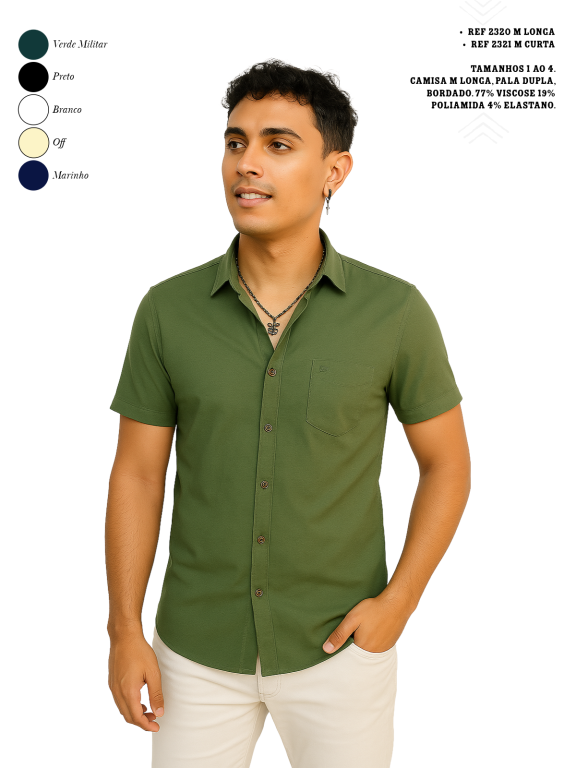 CAMISA SPANDEX MANGA CURTA
