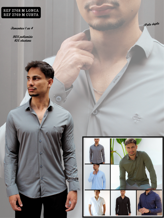 CAMISA SPANDEX M LONGA 90% POLIAMDIA 10% ELASTANO