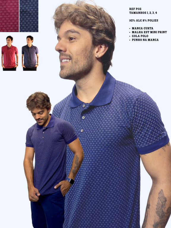 CAMISA GOLA POLO MASCULINA