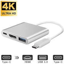 ADAPTADOR CONVERSOR TIPO-C PARA HDMI/USB LZ-04V
