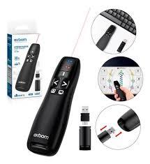 APRESENTADOR SEM FIO 2,4GHz POWERPOINT PPT SUPORTE ANDROID (LPT-8D) EXBOM