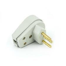 PLUG MACHO 90G C/PRENSA CABO 2P+T 20A BRANCO (CX-306/2)
