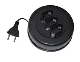 EXTENSAO ELETRICA REDONDA PL PRETA 10A 5MT (AM-011/Z) COMPOLUX