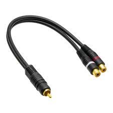 CABO Y RCA 2 FEMEA X 1 MACHO PRETO (E-TECH)