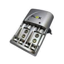 CARREGADOR DE PILHA PARA 4PILHAS AA/AAA/9V INMETRO FX-C16 FLEXGOLD