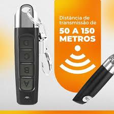 CONTROLE CLONE SLIM 433MHZ PRETO