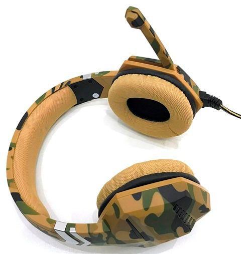 FONE DE OUVIDO HEADSET GAMER P3 CAMUFLADO DF-508