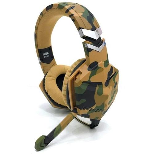 FONE DE OUVIDO HEADSET GAMER P3 CAMUFLADO DF-508