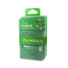 PILHA AA RECARREGAVEL 2900MA 1.2V FLEXGOLD FX-RAA2 PAR