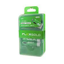 PILHA AAA RECARREGÁVEL 1,2A 1100MAH FLEXGOLD FX-AAA2
