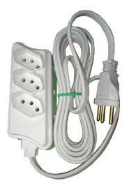 EXTENSAO ELETRICA TRIPOLAR 10MT BRANCO 10A COMPOLUX (CX-3154/F)