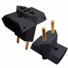 ADAPTADOR TRIPOLAR 10A BENJAMIM PRETO COMPOLUX (CX-T003/W)