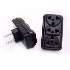 ADAPTADOR TRIPOLAR BENJAMIM 10A SEM ABA PRETO (CX-A002)