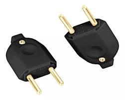 PLUG MACHO 2P PRETO 10A (CX-216/Z)