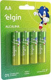 PILHA AA ALCALINA CARTELA COM 4 ELGIN