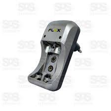 CARREGADOR DE PILHA BIVOLT AA/AAA/9V INMETRO FX-C17 FLEXGOLD