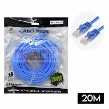 CABO DE REDE RJ45 20MT CAT6 X-CELL (XC-CAT6-20)
