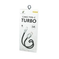 CABO USB X TIPO-C TURBO 6A 1MT X-CELL (XC-CD-118) CONECTOR BLINDADO