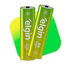 PILHA ALCALINA AA CARTELA COM 2 ELGIN