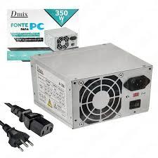 FONTE ATX 350W DMIX (A-350W) ACOMPANHA CABO DE FORÇA