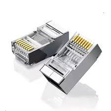 CONECTOR RJ45 CAT5 BLINDADO  CX100PÇ EXBOM (CONT-RJ45M100)