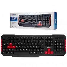 TECLADO USB MULTIMIDIA SEM FIO 2,4G WIRELESS EXBOM (BK-S380)