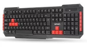 TECLADO USB MULTIMIDIA SEM FIO 2,4G WIRELESS EXBOM (BK-S380)