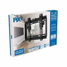 SUPORTE TV TRILHO INCLINAVEL 12´´A 43´´ PX-FT20 PIX
