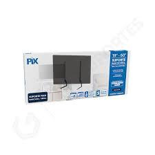 SUPORTE TV/MONITOR BASE DE MESA 19´´A 60´´ PRETO PX-55B PIX