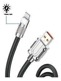 CABO USB X IPHONE TURBO 1MT X-CELL (XC-CD-119) CONECTOR BLINDADO
