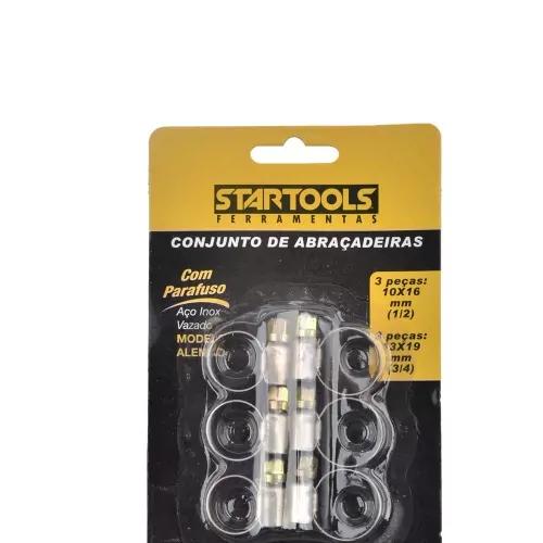 ABRAÇADEIRA INOX 6PÇS  1/2-3/4" AR0260
