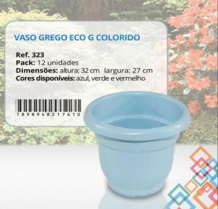 VASO GREGO ECO M BRANCO CIMENTO 4L REF 332